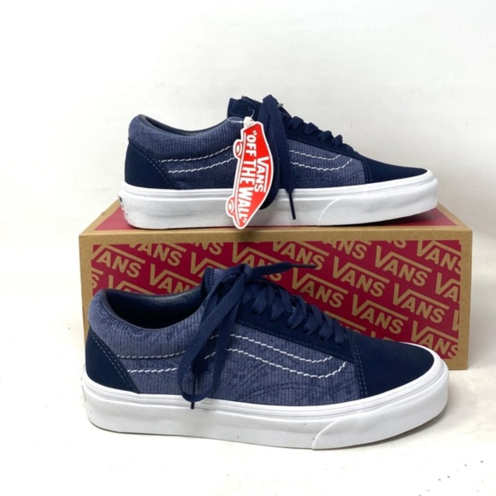 VANS Old Skool Parsley Skate Men's Blue Canvas Suede Casual Sneakers VN0A4BV5TPN - Picture 7 of 9